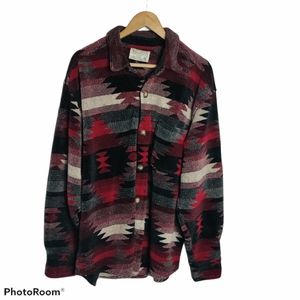 Vintage True Grit southwestern print button front